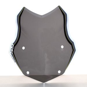 Cupolino BMW R 1200/1250 GS LC Etna fumè scuro dal 2013 con logo grigio