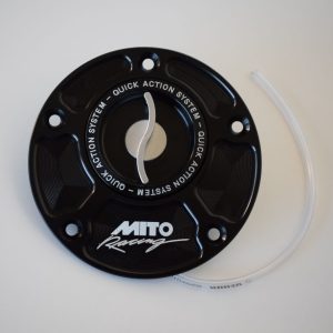 Tappo serbatoio chiusura rapida racing per Cagiva Mito dal '92 al 2004 con logo