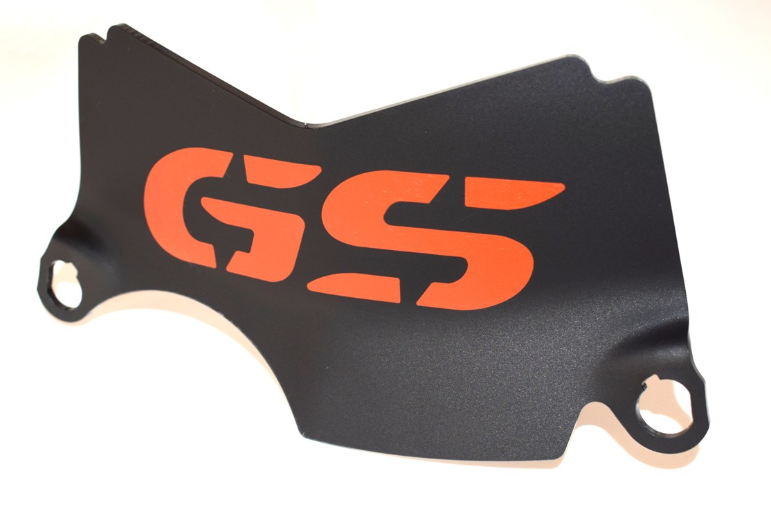 Deflettore centrale BMW R1200/1250 GS LC nero dal 2013 con logo GS - immagine 2