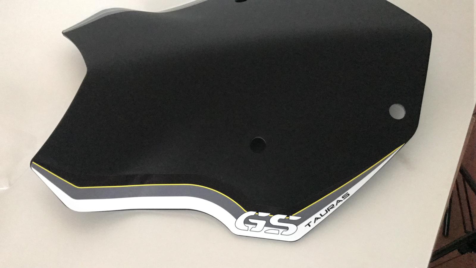 Cupolino BMW R 1200/1250 GS LC Etna nero dal 2013 con logo - immagine 2